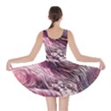 Abstract Pink Ocean Waves Skater Dress View2