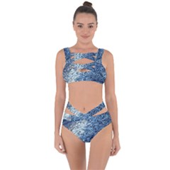 Waves Of The Ocean Bandaged Up Bikini Set  by GardenOfOphir