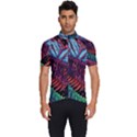 Floral Digital Art Tongue Out Men s Short Sleeve Cycling Jersey View1