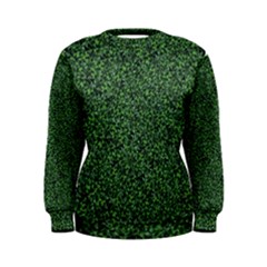 Leafy Elegance Botanical Pattern Women s Sweatshirt by dflcprintsclothing