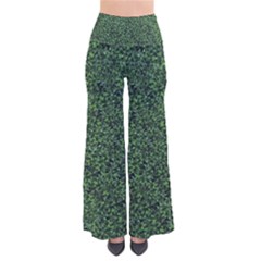 Leafy Elegance Botanical Pattern So Vintage Palazzo Pants by dflcprintsclothing