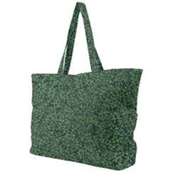 Leafy Elegance Botanical Pattern Simple Shoulder Bag by dflcprintsclothing