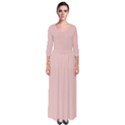 Rose Gold Pink	 - 	Quarter Sleeve Maxi Dress View1