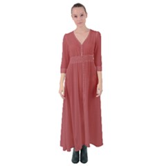English Red	 - 	button Up Maxi Dress