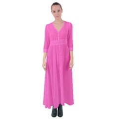 Rose Pink	 - 	Button Up Maxi Dress