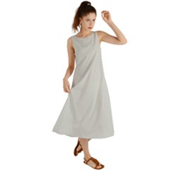 Pearl River Grey	 - 	summer Maxi Dress by ColorfulDresses