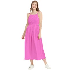 Rose Pink	 - 	Boho Sleeveless Summer Dress