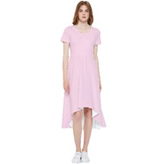 Pig Pink	 - 	high Low Boho Dress by ColorfulDresses
