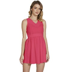 Paradise Pink	 - 	sleeveless High Waist Mini Dress