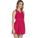 Spanish Carmine	 - 	Sleeveless High Waist Mini Dress View3