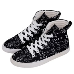 E=mc2 Text Science Albert Einstein Formula Mathematics Physics Men s Hi-top Skate Sneakers by Jancukart