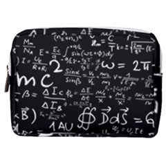 E=mc2 Text Science Albert Einstein Formula Mathematics Physics Make Up Pouch (medium)