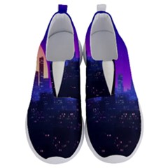 The Sun Night Music The City Background 80s 80 s Synth No Lace Lightweight Shoes