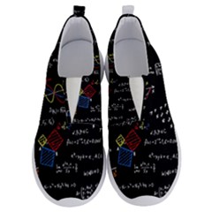 Black Background With Text Overlay Mathematics Formula Board No Lace Lightweight Shoes by Jancukart
