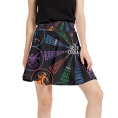 Zodiac Geek Waistband Skirt by Jancukart