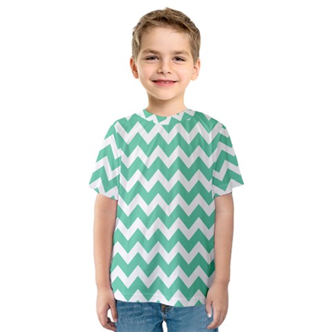 Chevron Pattern Giftt Kids  Sport Mesh Tee by GardenOfOphir