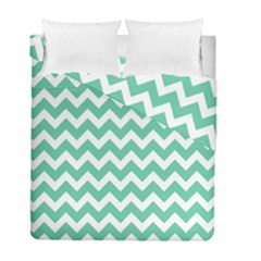 Chevron Pattern Giftt Duvet Cover Double Side (full/ Double Size) by GardenOfOphir