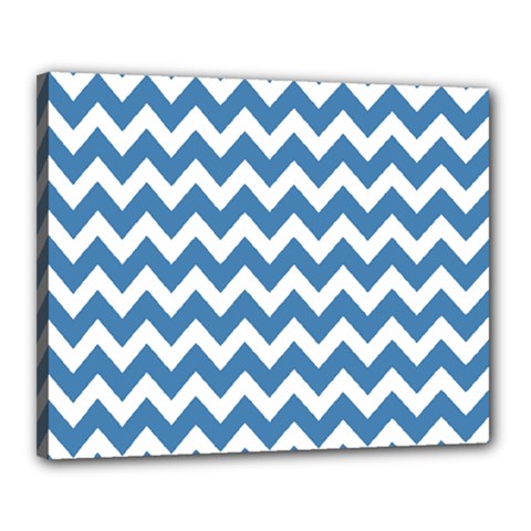 Chevron Pattern Gifts Canvas 20  X 16  (stretched) by GardenOfOphir