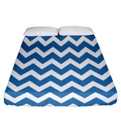 Chevron Pattern Gifts Fitted Sheet (queen Size) by GardenOfOphir