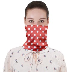 Indian Red Polka Dots Face Covering Bandana (adult) by GardenOfOphir