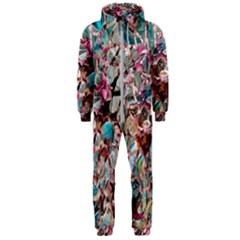 Aqua Blend Hooded Jumpsuit (men) by kaleidomarblingart