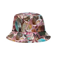 Aqua Blend Bucket Hat by kaleidomarblingart