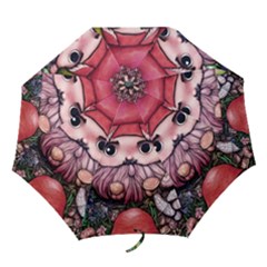 Shroom Glamour Folding Umbrellas by GardenOfOphir