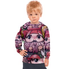 Shroom Glamour Kids  Hooded Pullover by GardenOfOphir