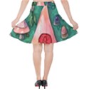 Magic Mushroom Wizardry Velvet High Waist Skirt View2