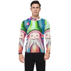 Conjure Mushroom Men s Long Sleeve Rash Guard by GardenOfOphir