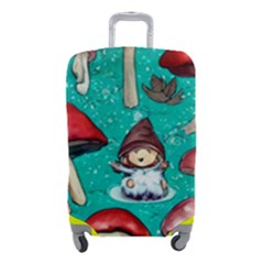 Magic Mushroom Luggage Cover (small) by GardenOfOphir