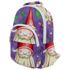 Sacred Mushroom Rounded Multi Pocket Backpack by GardenOfOphir