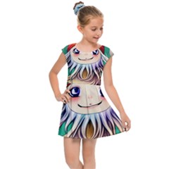 Toadstools For Charm Work Kids  Cap Sleeve Dress by GardenOfOphir