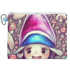 Magic Mushrooms For Conjuring Canvas Cosmetic Bag (xxl) by GardenOfOphir