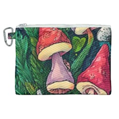 Sacred Mushrooms For Necromancy Canvas Cosmetic Bag (xl) by GardenOfOphir