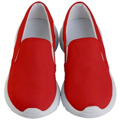 Lava Red	 - 	lightweight Slip Ons by ColorfulShoes