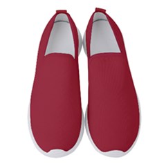 Vivid Burgundy Red	 - 	slip On Sneakers