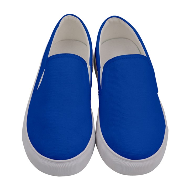 Sapphire Blue	 - 	Canvas Slip Ons