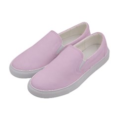 Pink Lace	 - 	canvas Slip Ons