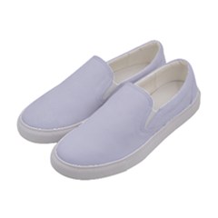 Soft Lavender Purple	 - 	canvas Slip Ons by ColorfulShoes