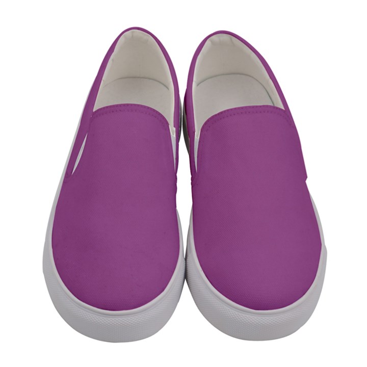 Spring Crocus Purple	 - 	Canvas Slip Ons