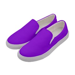 Veronica Purple	 - 	canvas Slip Ons