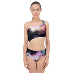 Firework Spliced Up Two Piece Swimsuit by artworkshop