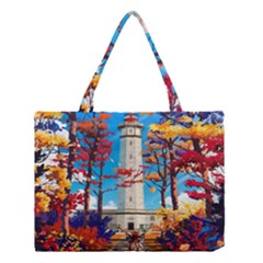 Lighthouse Medium Tote Bag by artworkshop