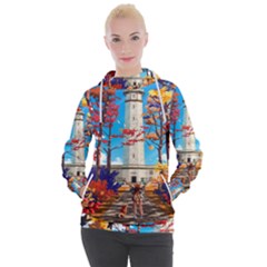 Lighthouse Women s Hooded Pullover by artworkshop