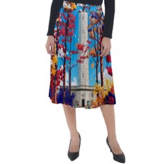 Lighthouse Classic Velour Midi Skirt  by artworkshop