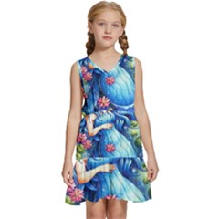 Mermay Kids  Sleeveless Tiered Mini Dress