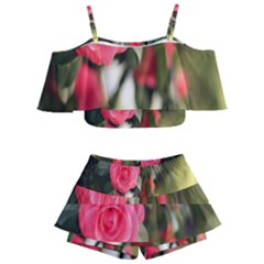 Flower Kids  Off Shoulder Skirt Bikini by artworkshop