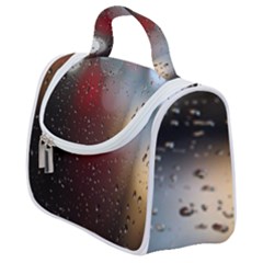 Rain On Window Satchel Handbag by artworkshop