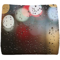 Rain On Window Seat Cushion by artworkshop